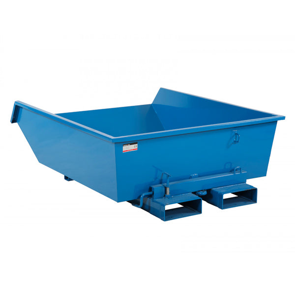 Intra Materialhantering Tipcontainer Low 750l 1500kg Blå – Tipcontainere (billede 2)