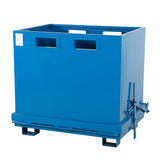 Bundtømmende container 1000 liter Blå – image 2