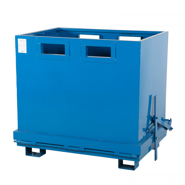 Bundtømmende container 1000 liter Blå – image 6