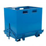 Bundtømmende container 1000 liter Blå