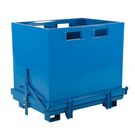 Bundtømmende container 1000 liter Blå