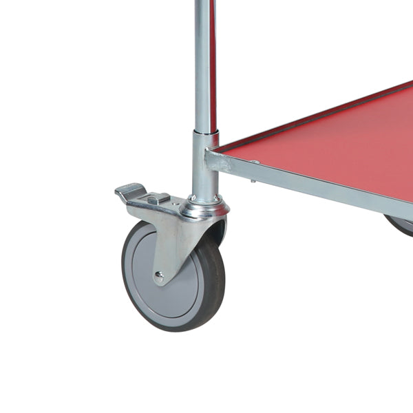 Intra Materialhantering Serveringsvogn Rød 425x765mm 150kg – Transportvogne (billede 2)