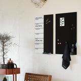 40 x 60 cm. Glas uge tavle Engelsk