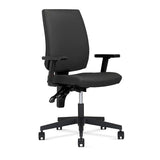 Kontorstol Taktik, Mørk grå med armlæn – image 2