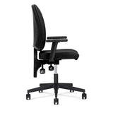 Kontorstol Taktik, Sort med armlæn – image 3