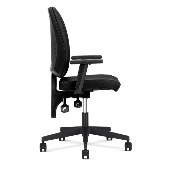 Kontorstol Taktik, Sort med armlæn – image 7