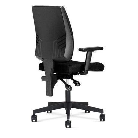 Kontorstol Taktik, Sort med armlæn – image 4