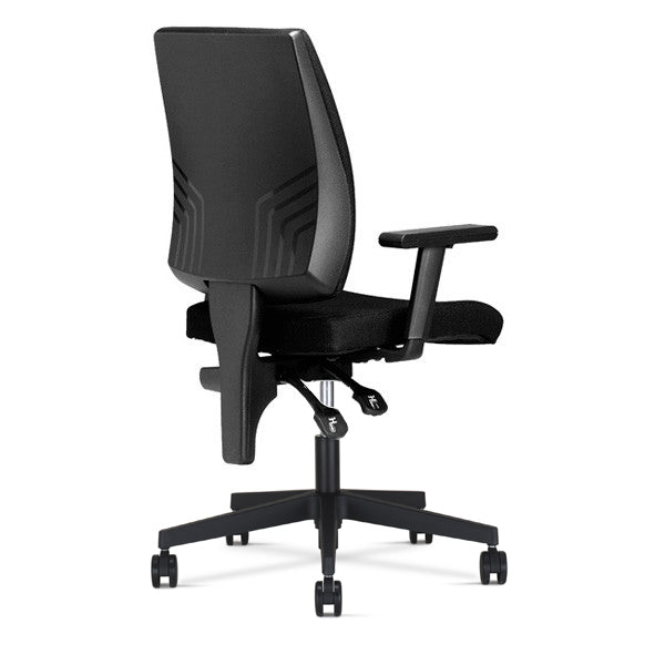 Kontorstol Taktik, Sort med armlæn – image 8