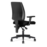 Kontorstol Taktik, Sort med armlæn – image 8