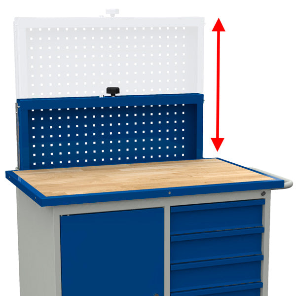 Elevatortavle til SMV værkstedsvogn, RAL9002/5005 – image 1