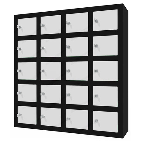 Opbevaringsboks til mobil/værdier 20 rum – image 1