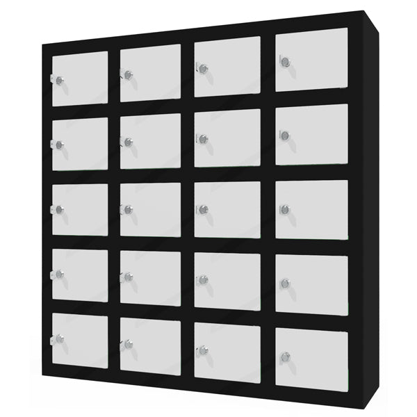 Opbevaringsboks til mobil/værdier 20 rum – image 1