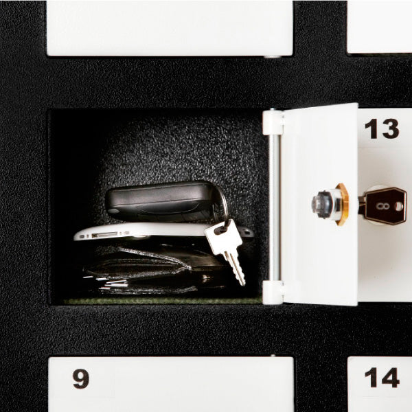 Opbevaringsboks til mobil/værdier 50 rum – image 2
