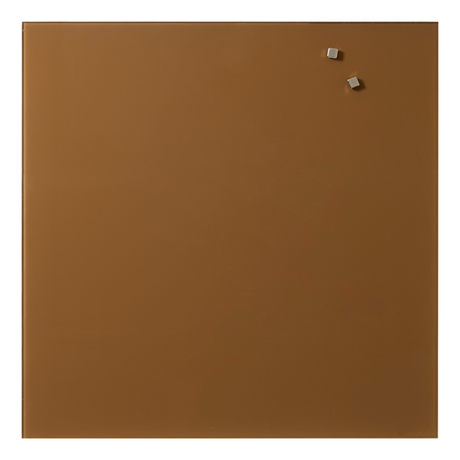 Naga A/S 45 x 45 cm. Brun Magnetisk Glastavle – Glastavler