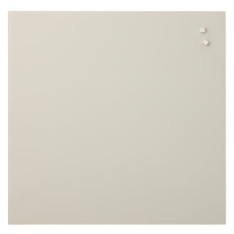 Naga A/S 45 x 45 cm. Varm Grå Magnetisk Glastavle – Glastavler