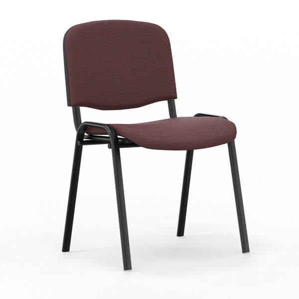 Nowy Styl Iso stol, Burgund med sorte stoleben (billede 1)