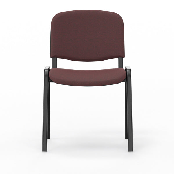 Nowy Styl Iso stol, Burgund med sorte stoleben (billede 2)