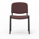 Nowy Styl Iso stol, Burgund med sorte stoleben (billede 2)