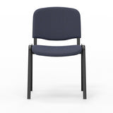 Nowy Styl Iso stol, Mørk blå med sorte stoleben (billede 2)