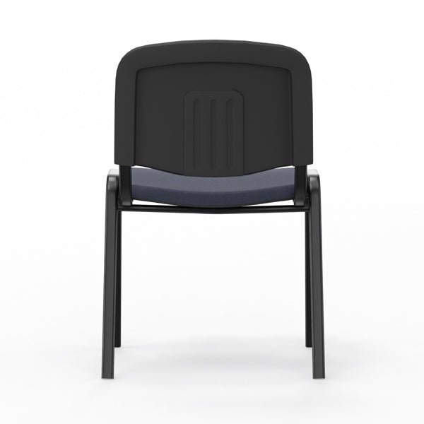 Nowy Styl Iso stol, Mørk blå med sorte stoleben (billede 3)