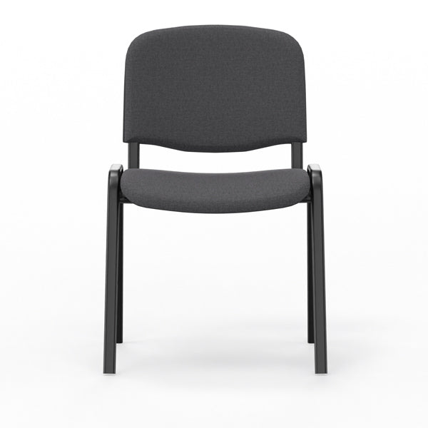 Nowy Styl Iso stol, Mørk grå med sorte stoleben (billede 2)