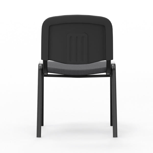 Nowy Styl Iso stol, Mørk grå med sorte stoleben (billede 3)