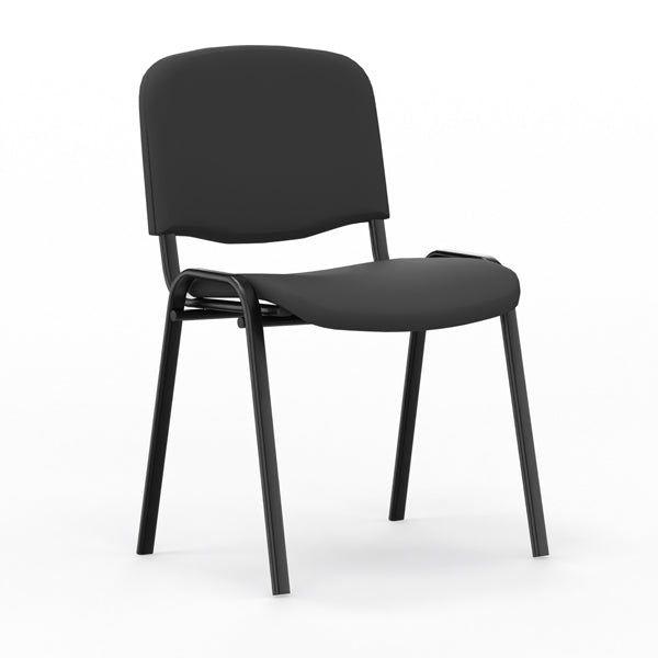 Nowy Styl Iso stol, Sort med sorte stoleben (billede 1)