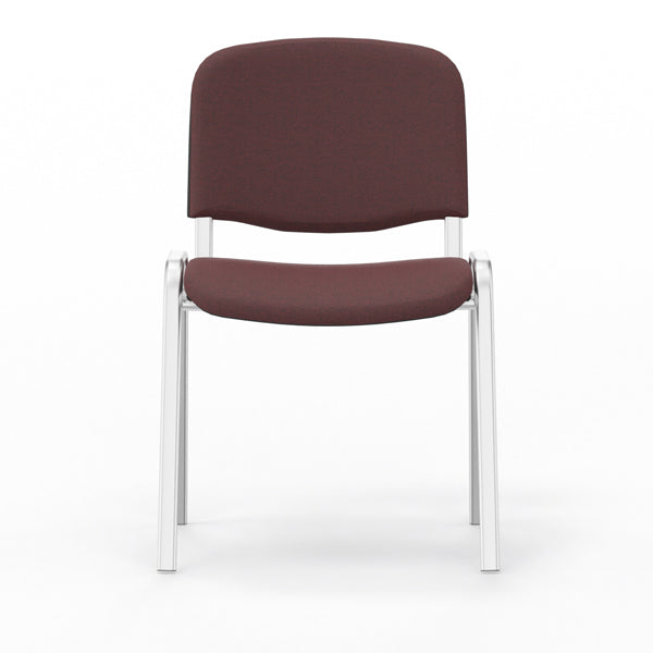 Nowy Styl Iso stol, Burgund med alugrå stoleben (billede 2)