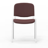 Nowy Styl Iso stol, Burgund med alugrå stoleben (billede 2)