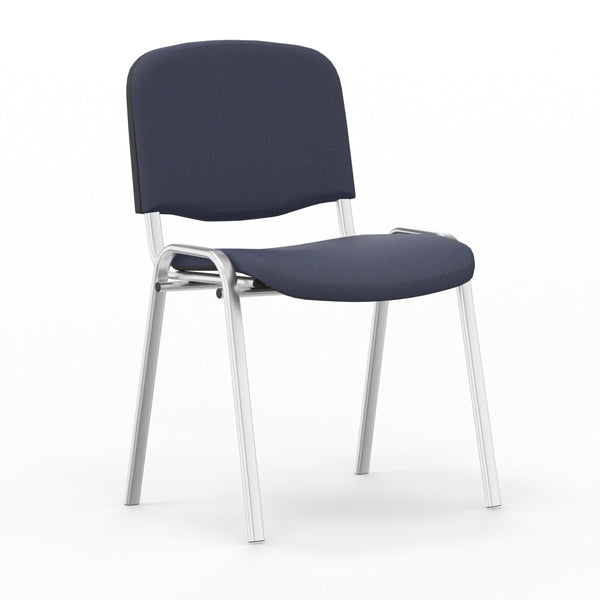 Nowy Styl Iso stol, Mørk blå med alugrå stoleben (billede 1)