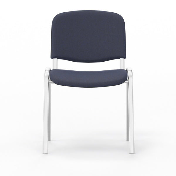 Nowy Styl Iso stol, Mørk blå med alugrå stoleben (billede 2)