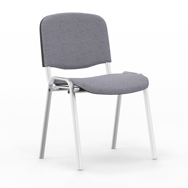 Nowy Styl Iso stol, Grå med alugrå stoleben (billede 1)