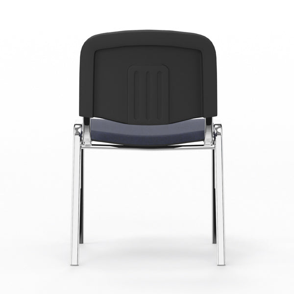Nowy Styl Iso stol, Mørk blå med krom stoleben (billede 3)