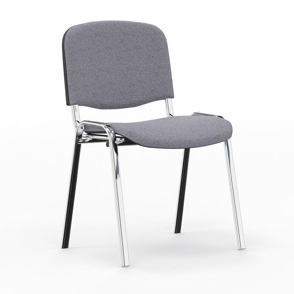 Nowy Styl Iso stol, Grå med krom stoleben (billede 1)
