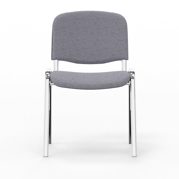 Nowy Styl Iso stol, Grå med krom stoleben (billede 2)