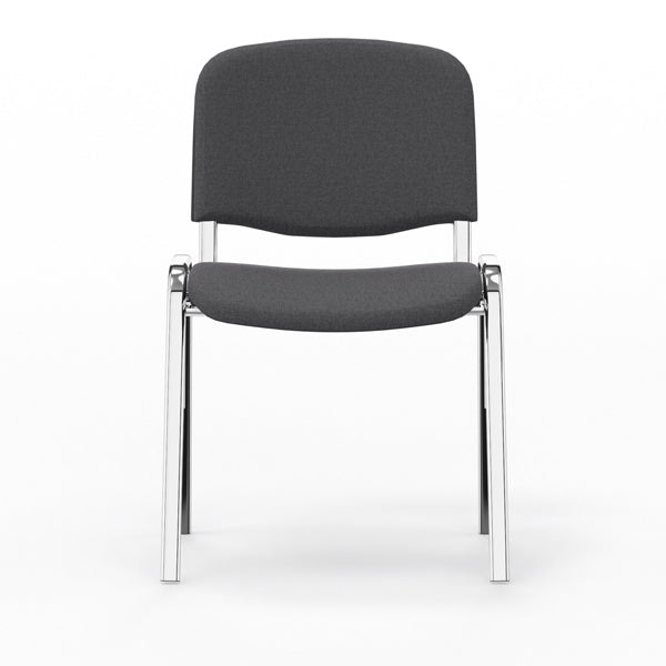 Nowy Styl Iso stol, Mørk grå med krom stoleben (billede 2)