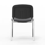 Nowy Styl Iso stol, Mørk grå med krom stoleben (billede 3)