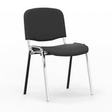 Nowy Styl Iso stol, Sort med krom stoleben (billede 1)