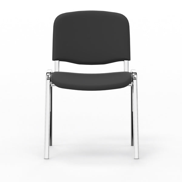 Nowy Styl Iso stol, Sort med krom stoleben (billede 2)
