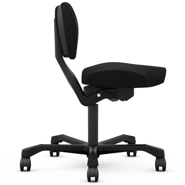 Ergoff EVO aktiv arbejdsstol, Sort (billede 3)
