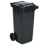 Affaldsbeholder 120l gråt låg – image 2