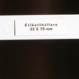 Etiketholder i plastik 26x105 mm – image 1