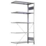 Følgesektion Boltless lagerreol, rygkryds 2000x1300x600 150 kg/hylde – image 6
