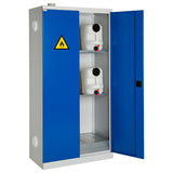 GBP Kemiskab / Olieskab SMV 1990x1000x550mm, RAL9002/5005 – Kemikalieskabe (billede 1)