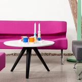 Bord Amsterdam Ø800 mm Hvid