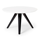 Ergoff Bord Amsterdam Ø800 mm Hvid – Loungemøbler (billede 1)