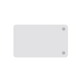 Skrivebord, tilbyg DNA Birk 1000x600 mm I-ben Alugrå