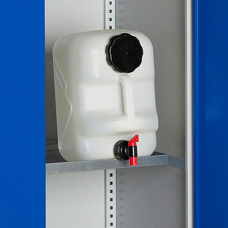 Hylde til SMV kemiskab/olieskab 1000x550mm, galvaniseret – image 2