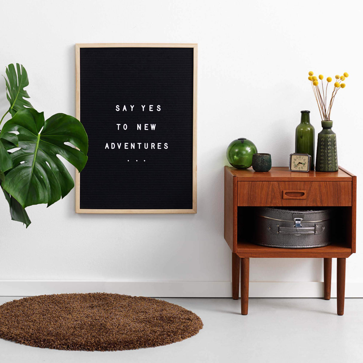 50 x 70 cm. Bogstavtavle