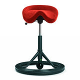 BackApp Smart Alcantara, rød med sort understel